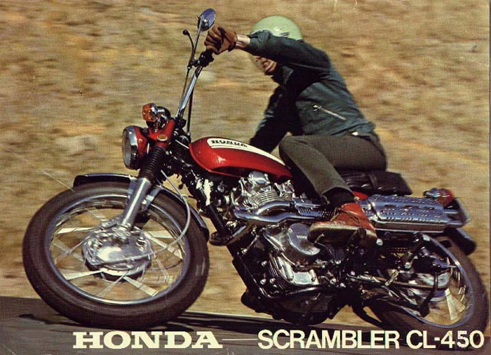 Honda cl450 scrambler